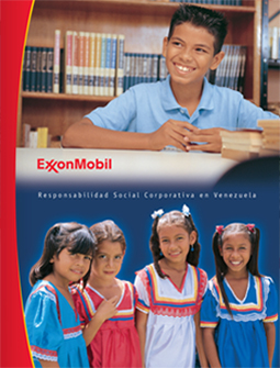 Exon Mobil brochure design